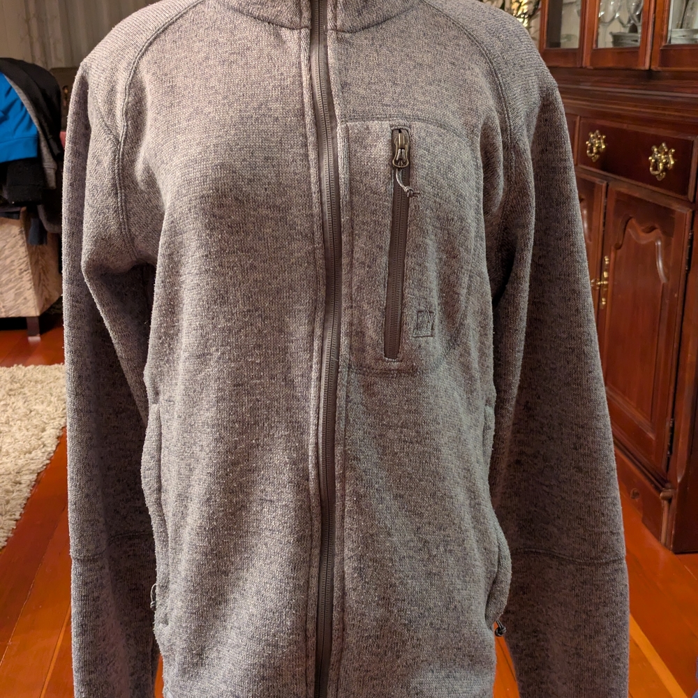 Avalanche Men's Zip-Up Sweater - Heather Gray